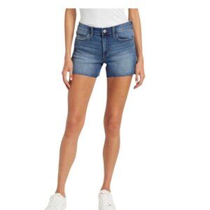 Joe’s Jeans Midrise Cutoff Denim Shorts • Size 28 • Raw Edge + Minor Distressing